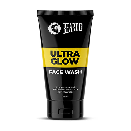 Beardo Ultraglow Face Wash for Men – Red Algae, White Lily & Menthol, 100ml