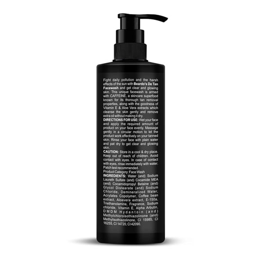 Beardo Face Wash for Men – Coffee, Aloe Vera & Vitamin E, 200ml