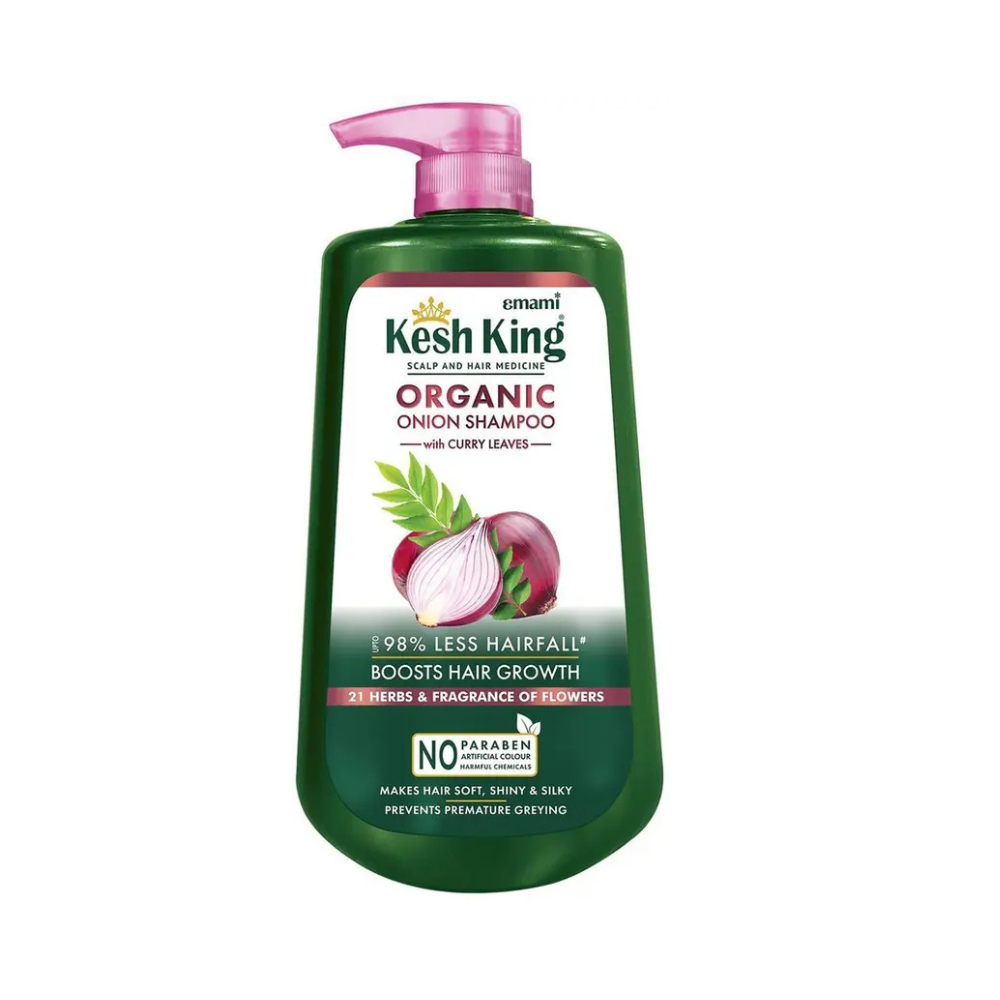 Kesh King Organic Onion & Curry Leaves Shampoo – 1000ml Kesh King