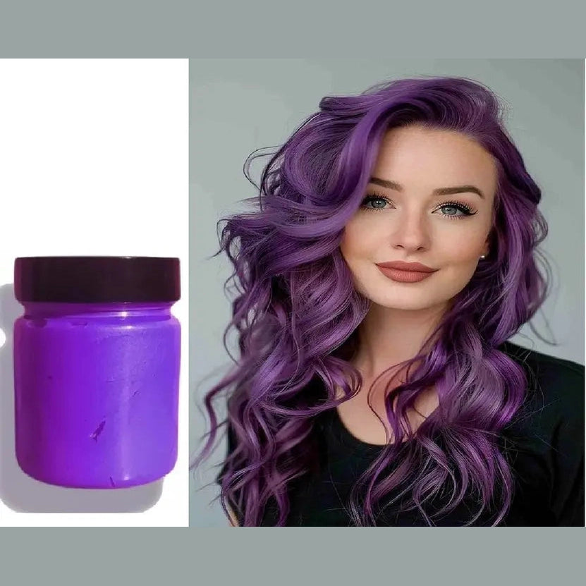 GABBU Instant Hair Wax – Purple, Temporary Hair Color Gabbu