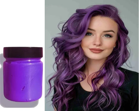 GABBU Instant Hair Wax – Purple, Temporary Hair Color